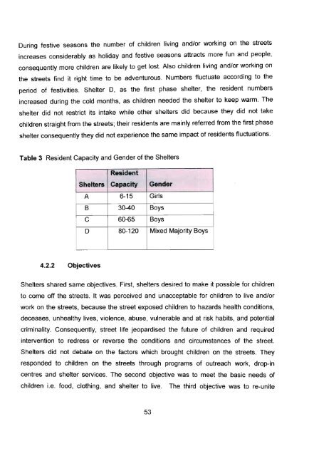 A Study of Shelters for Street Children from an Organizational ...