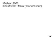 Gutbrod 2500 Ersatzteilliste - Motor (Renault Benzin) - Ardiehl.de