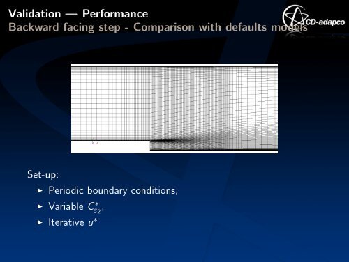 Elliptic-blending k - ε model