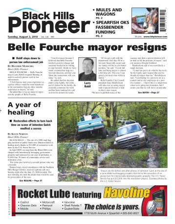 Belle Fourche mayor resigns