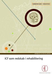 ICF som redskab i rehabilitering - Hjernekassen