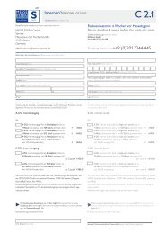 Internet/Internet access Zurück an Fax/Fax to: +49.(0 ... - Messe Essen