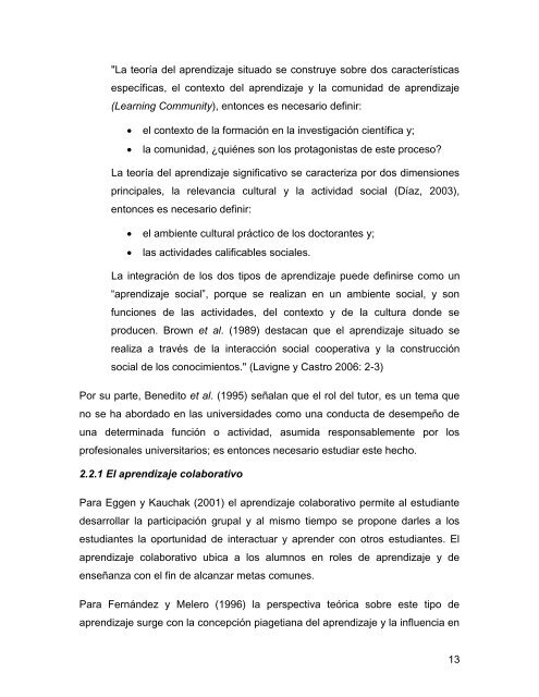 El aprendizaje colaborativo y el trabajo del tutor - Instituto de ...