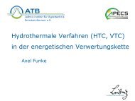 Hydrothermale Verfahren (HTC, VTC) - ANS eV