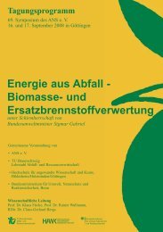 Energie aus Abfall - ANS eV