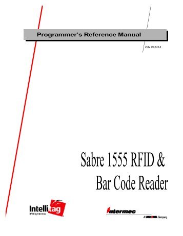 Programmer's Reference Manual - Intermec