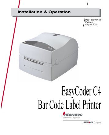 EasyCoder C4 Bar Code Label Printer - Intermec