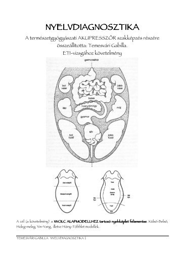 NYELVDIAGNOSZTIKA NYELVDIAGNOSZTIKA