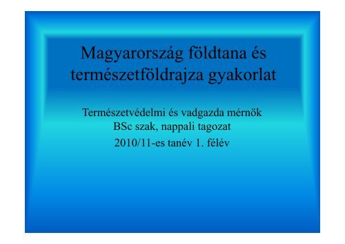 A Tisza és vízrendszere