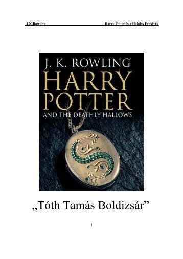 „Tóth Tamás Boldizsár” - Mindenkilapja