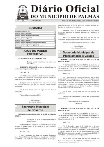 Diario_Municipio_N_359_06_09 - 2 -.indd - Diário Oficial de Palmas