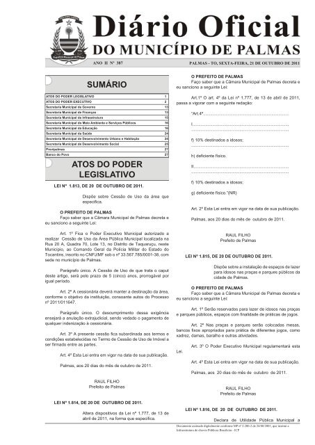 Perturbação do sossego será alvo de fiscalização no final de semana -  Prefeitura Municipal de Palmas - TO