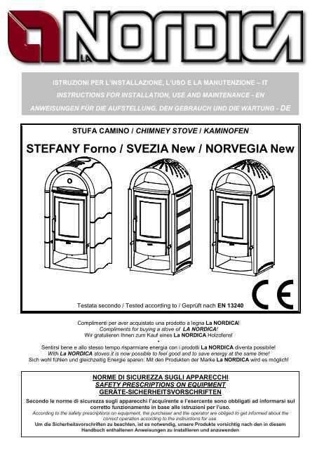 STEFANY Forno / SVEZIA New / NORVEGIA New