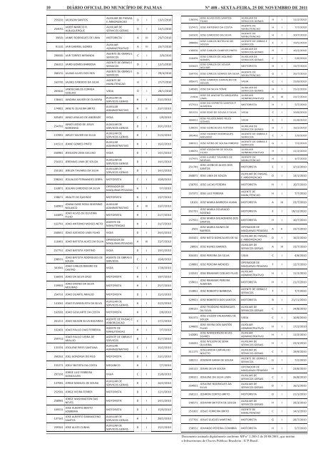 Diario_Municipio_N_408_25_11 -.indd - Diário Oficial de Palmas