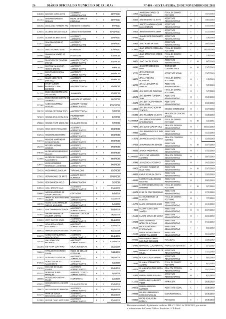 Diario_Municipio_N_408_25_11 -.indd - Diário Oficial de Palmas