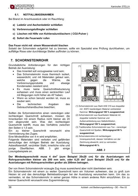 Bedienungsanleitung LaNordica STELLA - Kaminofen-Shop24h.de