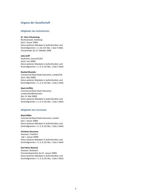 Geschäftsbericht 2009 - Anterra