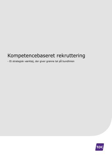 Kompetencebaseret rekruttering - Cabi