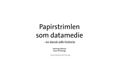 Hér - Dansk Datahistorisk Forening