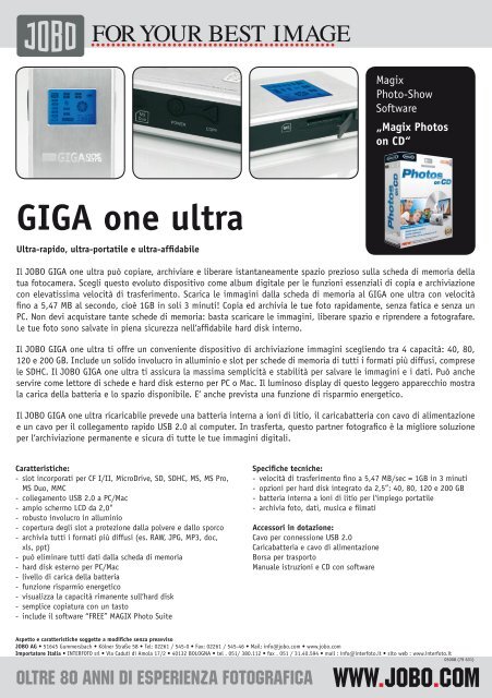 GIGA one ultra - Jobo