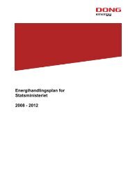 Energihandlingsplan for Statsministeriet 2008-2012