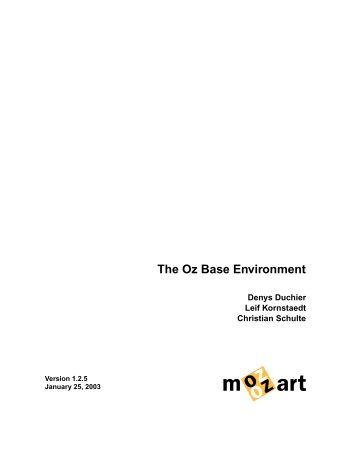 PDF.gz - The Mozart Programming System