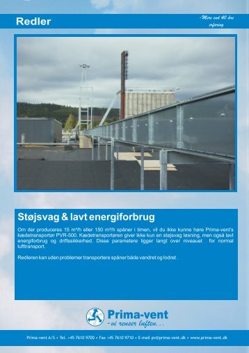 Download brochure - Prima-vent A/S
