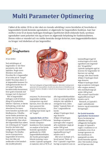 Multi Parameter Optimering - Lundbeck