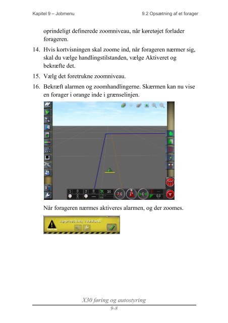 Føring og autostyring X30 - Konsollen Instruktionsbog - Topcon ...