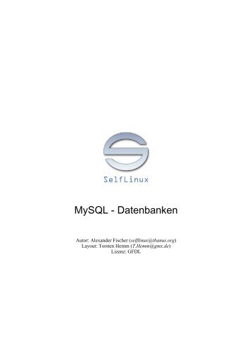 MySQL - Datenbanken