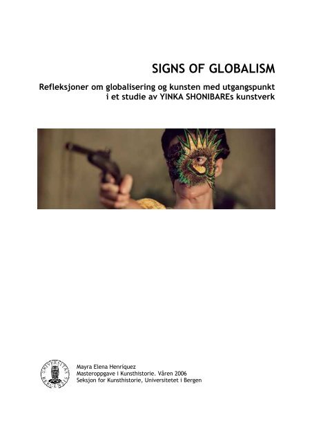 Signs of Globalism - Bora - Universitetet i Bergen