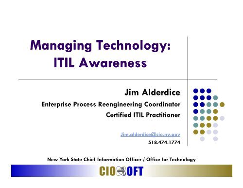 Managing Technology: ITIL Awareness
