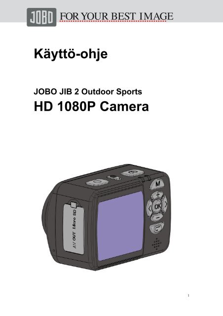 Käyttö-ohje HD 1080P Camera - Jobo