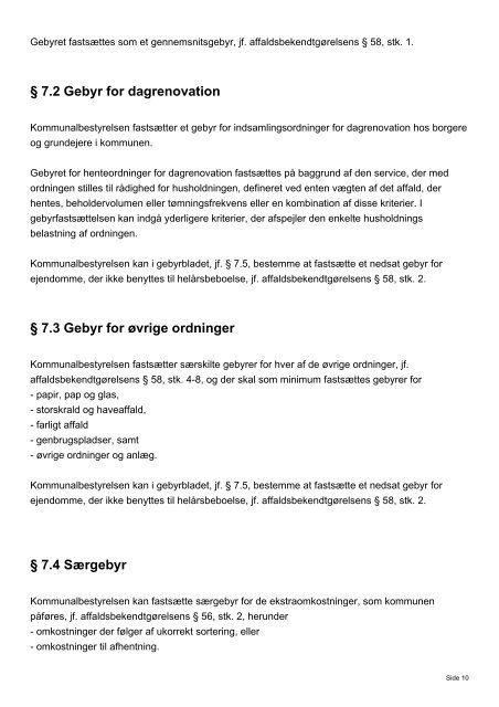 Regulativ for husholdningsaffald - Slagelse Kommune