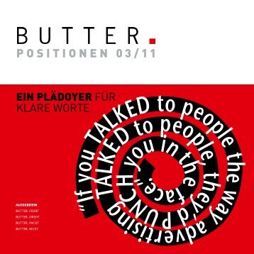 POSITIONEN 03/11 - Butter