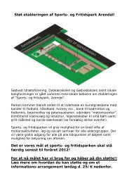 Støt etableringen af Sports- og Fritidspark Arendal! - Dybkærskolen ...