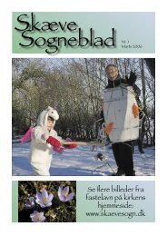 Skæve Sogneblad marts 2006.indd - Skæve - Hørby Sogne