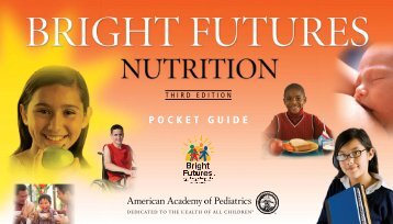 POCKET GUIDE - Bright Futures - American Academy of Pediatrics