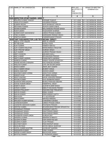 (LAB TECHNICIAN)- DIRECT Page 1 of 8 - CISF