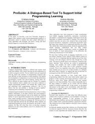 Proceedings Template - WORD - e-learning conference