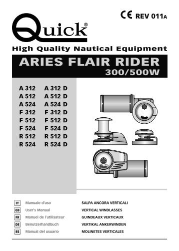 aries flair rider 300/500w - Busse Yachtshop