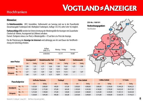 Agb/Preisliste öffnen oder speichern (5 MB) - Vogtland-Anzeiger