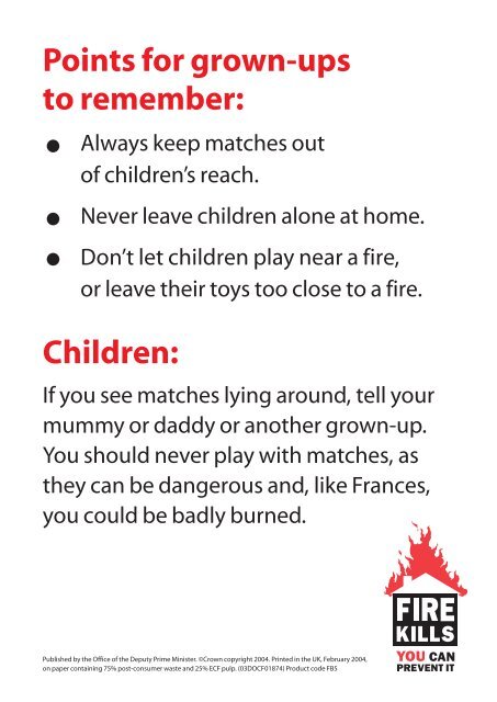 Adobe PDF - Fire Safety - Frances the Firefly