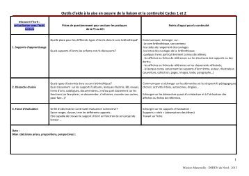 Se familiariser avec l'écrit/ Lecture/Ecriture/littérature/vocabulaire