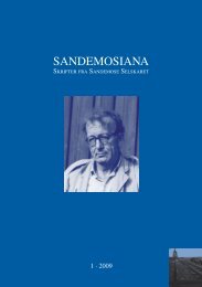 Sandemosiana 1, 2009 - Aksel Sandemose Selskabet