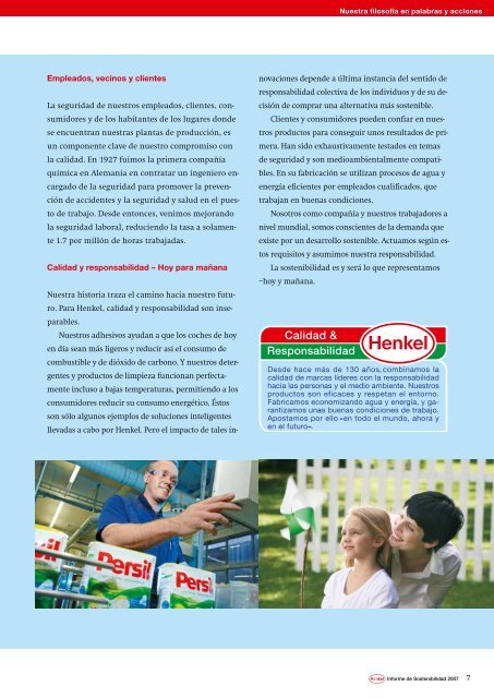 Nuestro compromiso - Henkel