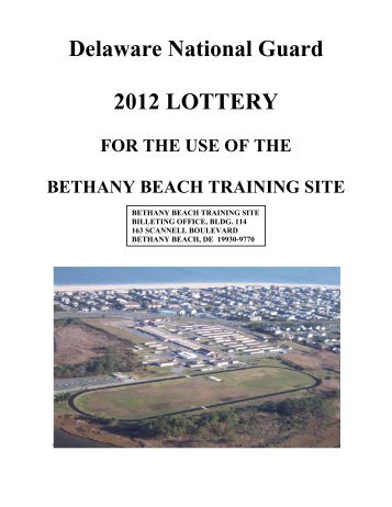 Delaware National Guard 2012 LOTTERY