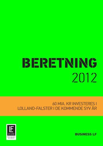 60 mia. kr investeres i LoLLand-FaLster i de kommende syv år