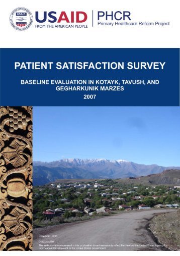 patient satisfaction survey - Center for Health Services Research ...