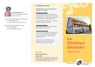 Herzlich Willkommen im Gästehaus Edelweiler - Wörnersberger Anker